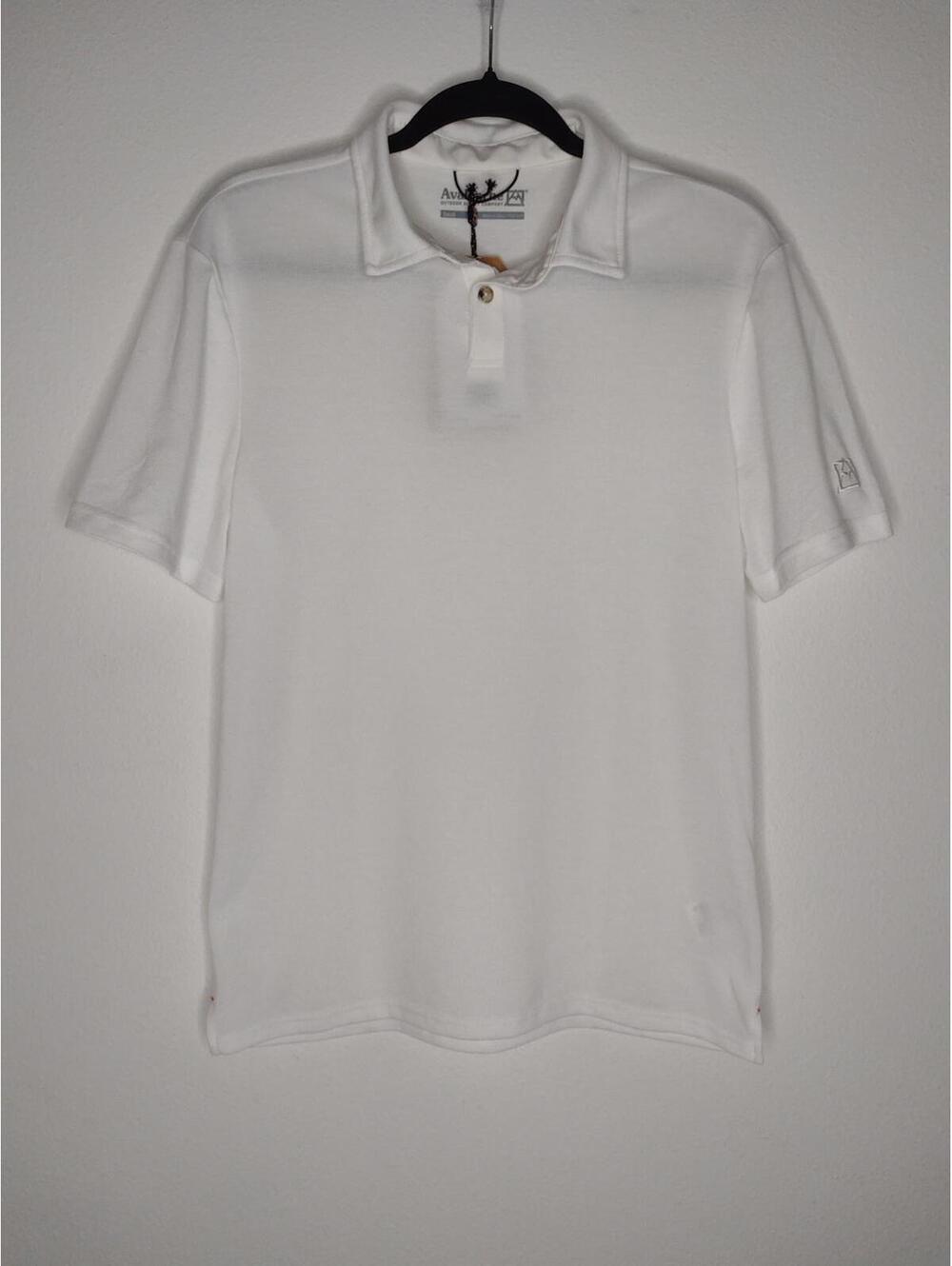 NWT Avalanche Men's White Polo Shirt Size Small